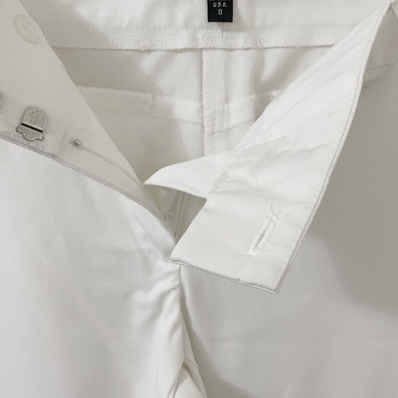 BEBE White Straight Leg Dress Pants Trousers - Picture 5 of 5